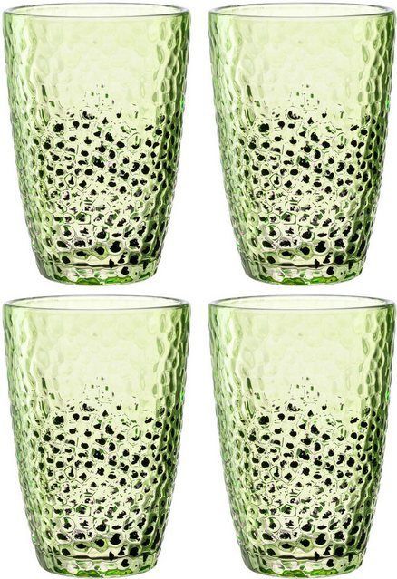 Longdrinkglas Leonardo Matera Grün 340ml (Set von 4 Stück)