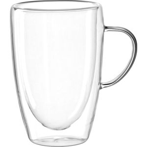 Leonardo - Duo - Dubbelwandige Glazen - Transparant - Borosilicaatglas - Set van 4