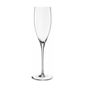 Teqton - Champagneglazen - Set van 6 - Glas - Driedimensionale Afwerking