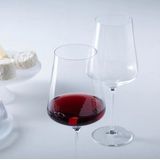 LEONARDO HOME PUCCINI Rode Wijnglazen - Set van 6 - Krasbestendig - Vaatwasmachinebestendig