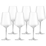 LEONARDO HOME PUCCINI Rode Wijnglazen - Set van 6 - Krasbestendig - Vaatwasmachinebestendig