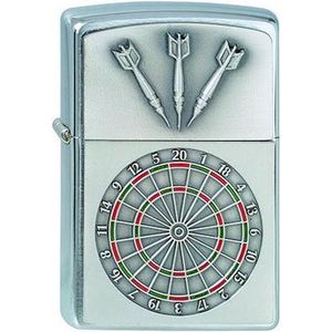 Zippo 200 Dartboard Embleem aansteker, messing