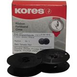 Farbband DIN Doppelspule 13mm 10m Nylon schwarz