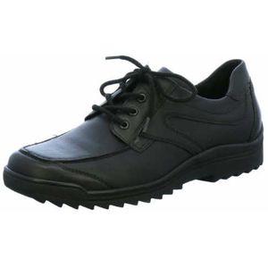 Waldlaufer - Hendrik - Veterschoen - Zwart - Leer