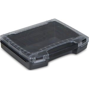 L-BOXX Assortimentskist | B367xDxH72 mm | vakken | transparant zwart | 1 stuk - 6100000336 6100000336