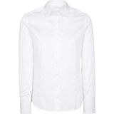 ETERNA - Modern Classic Blouse - Lichtgrijs - Stretch Katoen