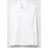 ETERNA - Modern Classic Blouse - Lichtgrijs - Stretch Katoen