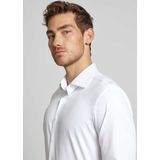 ETERNA - Slim Fit - Overhemd - Wit - Stretch, Strijkvrij, Ademend, Sneldrogend