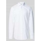 ETERNA - Slim Fit - Overhemd - Wit - Stretch, Strijkvrij, Ademend, Sneldrogend