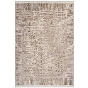 Lalee Decoratief tapijt, 100% acryl, beige, 80 x 150 cm