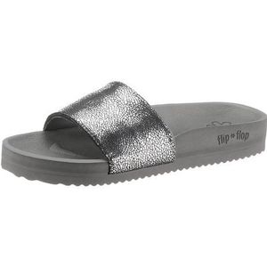 FLIP*FLOP - Muiltjes - Antraciet - Imitatieleder
