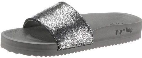 FLIP*FLOP - Muiltjes - Antraciet - Imitatieleder