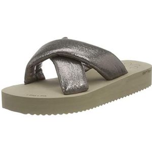 flip*flop Dames Plateau Chic Sandalen, Taupe Dark Brons, 38 EU