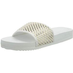 flip*flop Zwembadsandalen voor dames, Wit-zilver., 36 EU