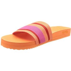 flip*flop Dames poolknit multi sandalen, oranje, 42 EU
