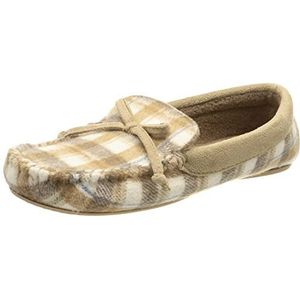 flip*flop Loafercheck pantoffels voor dames, Sombrero, 38 EU