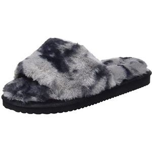 flip*flop Dames Slidefur 2 Tone Pantoffels, staal, 42 EU