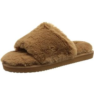 flip*flop Slidefur 2 pantoffels voor dames, Toast, 36 EU