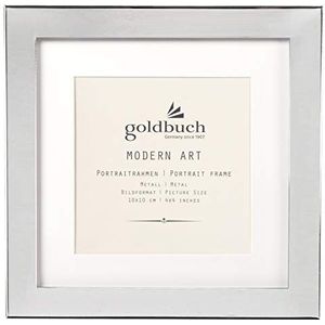 Goldbuch, Modern Art 960110 fotolijst, 10 x 10 cm, zilver