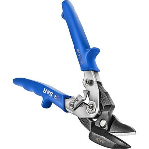 S&R Plaatschaar 260mm – Zware, Zeer Wendbare Doorvoerschaar met Rechtse Snede | Hefboomwerking, Inductiegehard HRC 60-62, Ergonomisch, Voor Staal, RVS, Aluminium & Gipsplaat