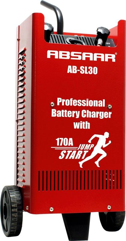 Absaar - AB-SL30 - Acculader - 12/24V - Robuuste Metalen Behuizing