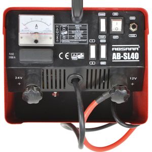 Absaar - Acculader AB-SL40 - 12/24 Volt - 40A - Digitale Weergave - Robuuste Metalen Behuizing