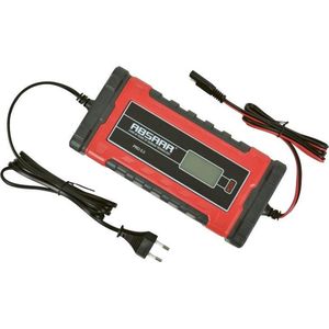 Absaar Acculader Pro 8.0 12/24 Volt 0-160/220 Ah 8a Rood/zwart