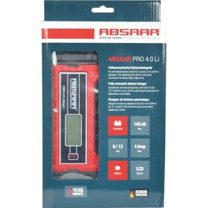 Absaar Acculader PRO 4.0 6V/12V 4A