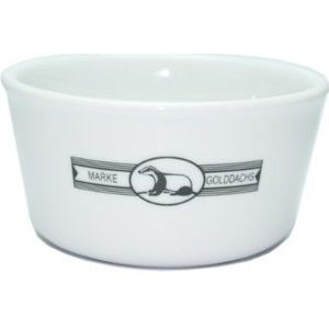 Golddachs Porzellan Scheerschaal, 1 st