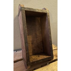 Steenmal enkel hout - Vintage - Outentiek - baksteen mal