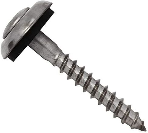 Bitumen Golfplaatschroeven - RVS - 4.5x80mm - 100 Stuks