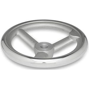 Ganter Normelemente | handwiel aluminium | DIN 950-AL-80-B12-A | diameter d1: 80mm; boring d2: 12mm