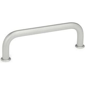 Ganter Normelemente GN 425-NI-12-160-GS 425-NI-12-160-GS-roestvrij stalen beugelgrepen, zilver, lengte l: 160mm