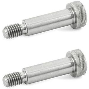 Ganter Normelemente ISO 7379-6-M5-40-NI 7379-6-M5-40-NI 2 stuks, roestvrij staal zilver, lengte l1: 40 mm