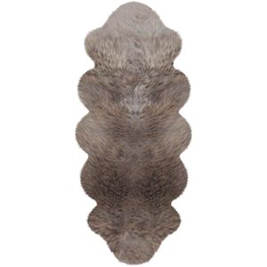 Heitmann Felle Fellteppich Doppel-Lammfell, fellförmig, Höhe: 70 mm, echtes Austral. Lammfell, auch als Bettvorleger geeignet