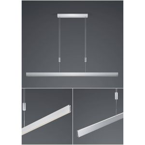 HELL LED hanglamp Delta, 130cm, aluminium