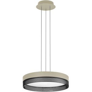 HELL LED hanglamp Mesh afstandsbediening zand/zwart