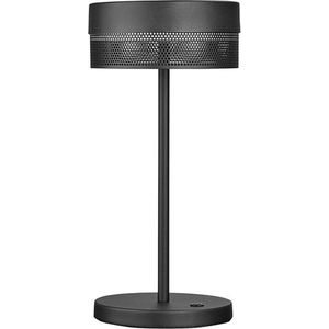 HELL LED tafellamp Mesh accu, hoogte 30 cm, zwart