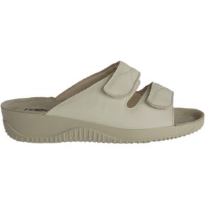 Rohde - 1940 - Leren Slippers - Wit - Voorgevormd Voetbed