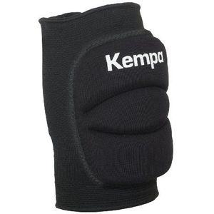 Kempa INDOOR kniebeschermers met gevulde houder, kniebeschermers voor handbal, volleybal enz., kniebeschermers voor mannen, vrouwen, kinderen, bescherming, 1 paar, zwart