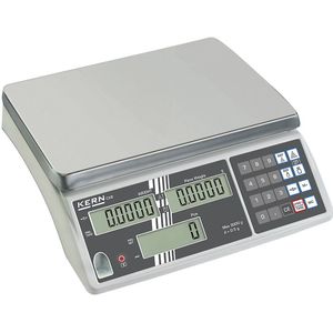 KERN Telweegschaal, instapmodel, weegbereik tot 30 kg, afleesbaarheid 2 g, weegplaat 300 x 225 mm