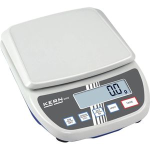 KERN Compacte weegschaal, voor school en praktijkonderwijs, weegbereik tot 12 kg, afleesbaarheid 0,1 g, weegplaat 175 x 190 mm