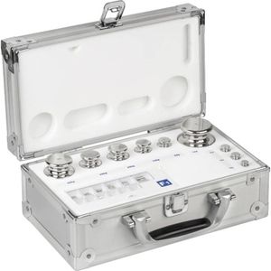 KERN 303-066 Sauter gewichtensets OIML E1, aluminium koffer, 1 mg-1000000 mg nominale waarde