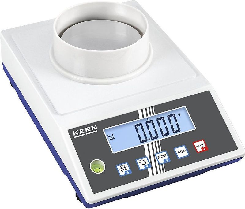 Kern - PCB 300-3 - Precisie Weegschaal - Wit, Zwart, Zilver