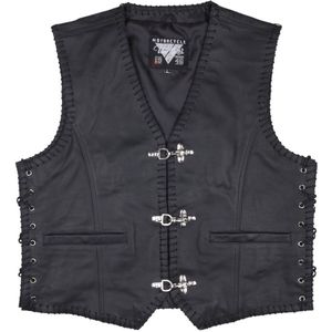 Modeka Badlands Motorfiets lederen vest