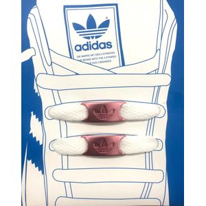 Adidas Lace Jewel Deluxe - Aluminium Roze - Sieraad Voor Veters - 120 Cm