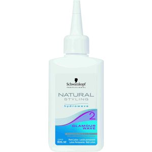 Schwarzkopf Natural Styling Glamour Wave Hydrowave 2 - 80 ml - Permanentvloeistof - Haarverf