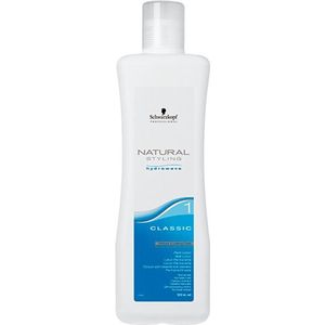 Schwarzkopf Natural Styling Hydrowave Classic 1 - 1000 ml - Permanentvloeistof - Haarverf