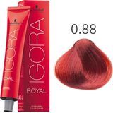 Schwarzkopf - Igora Royal - Haarverf - 0-88 Red Concentrate - Permanent