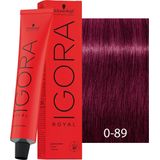 Schwarzkopf - Igora Royal - Haarverf - 0-89 Red Violet - Permanent